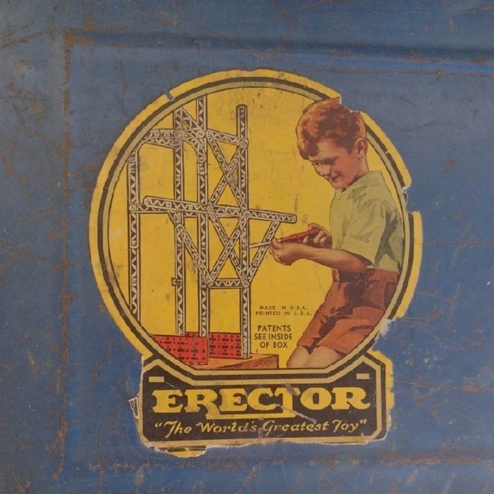 No.7 Reversing Electric Engine Boiler Antique Erector